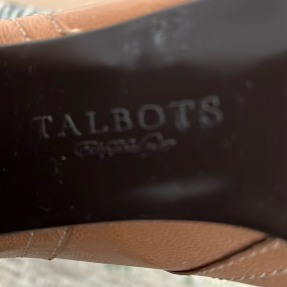Talbots New Carmel color boots with 3 1/2" heel. These are gorgeous boots! - Picture 9 of 9